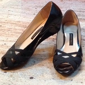 Dana Buchman Peep Toe Wedge Heels